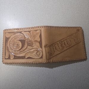 Vintage Tooled Leather Wallet